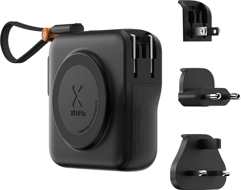 Xtorm TravelPro 30W 3-in-1 MagSafe Powerbank 10.000mAh Zwart