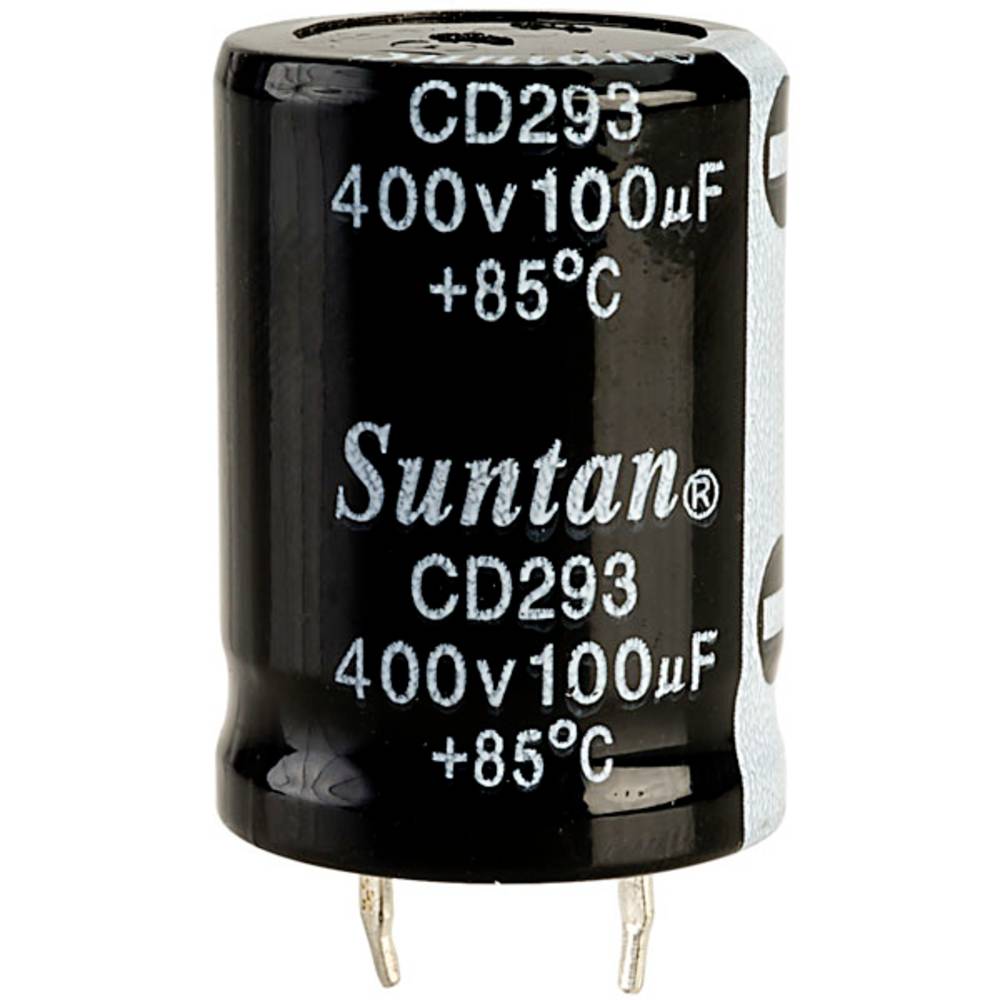 Suntan TS13DP2G101MSB0D0R Elektrolytische condensator 10 mm 100 µF 400 V 20 % (Ø x h) 22 mm x 30 mm 1 stuk(s)