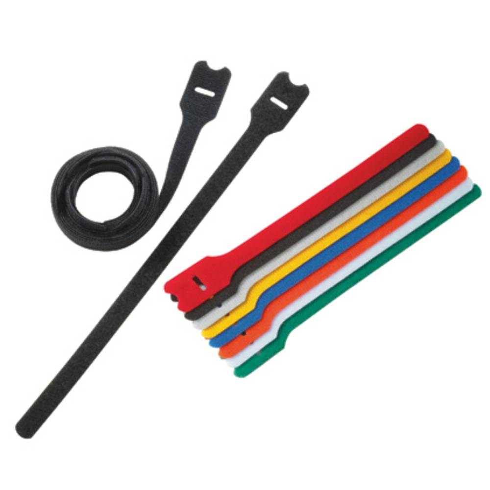 Panduit HLT2I-X0 Hook & Loop Cable Tie Kabelbinder 203 mm 2.5 mm Zwart 1 stuk(s)
