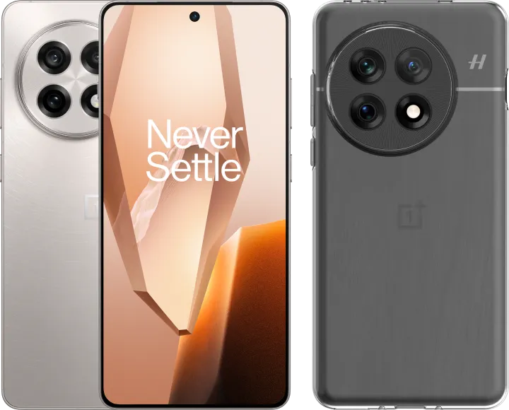 OnePlus 13R 256GB Wit 5G + Just in Case Soft Design Back Cover Transparant