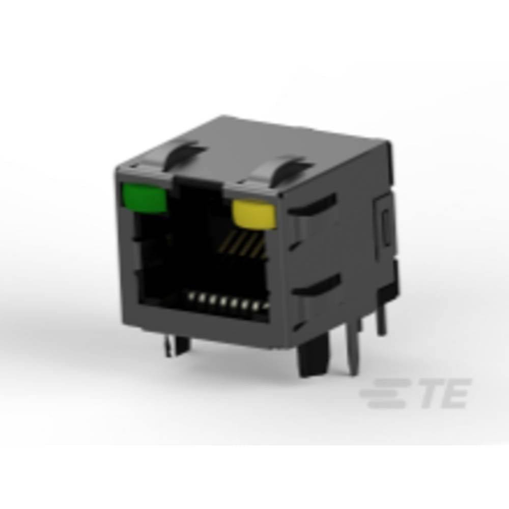 TE Connectivity TE AMP MODULAR JACKS - INVERTED AND LEDS MODULAR JACKS - INVERTED AND LEDS 1-406507-4 1 stuk(s)