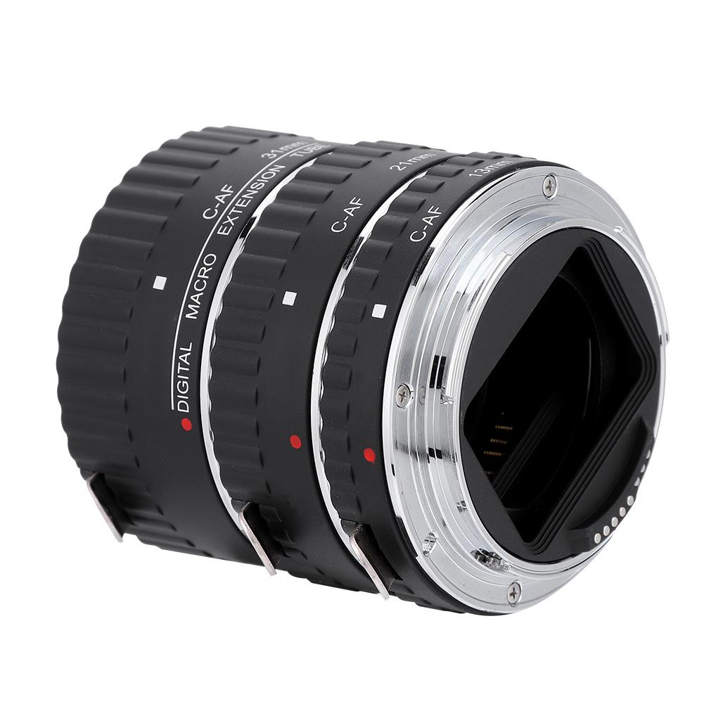 Igeteck Meike Auto Focusing Macro Extension Lens Adapter Tube Rings Set for Canon Ef EF S Mount DSLR(A)