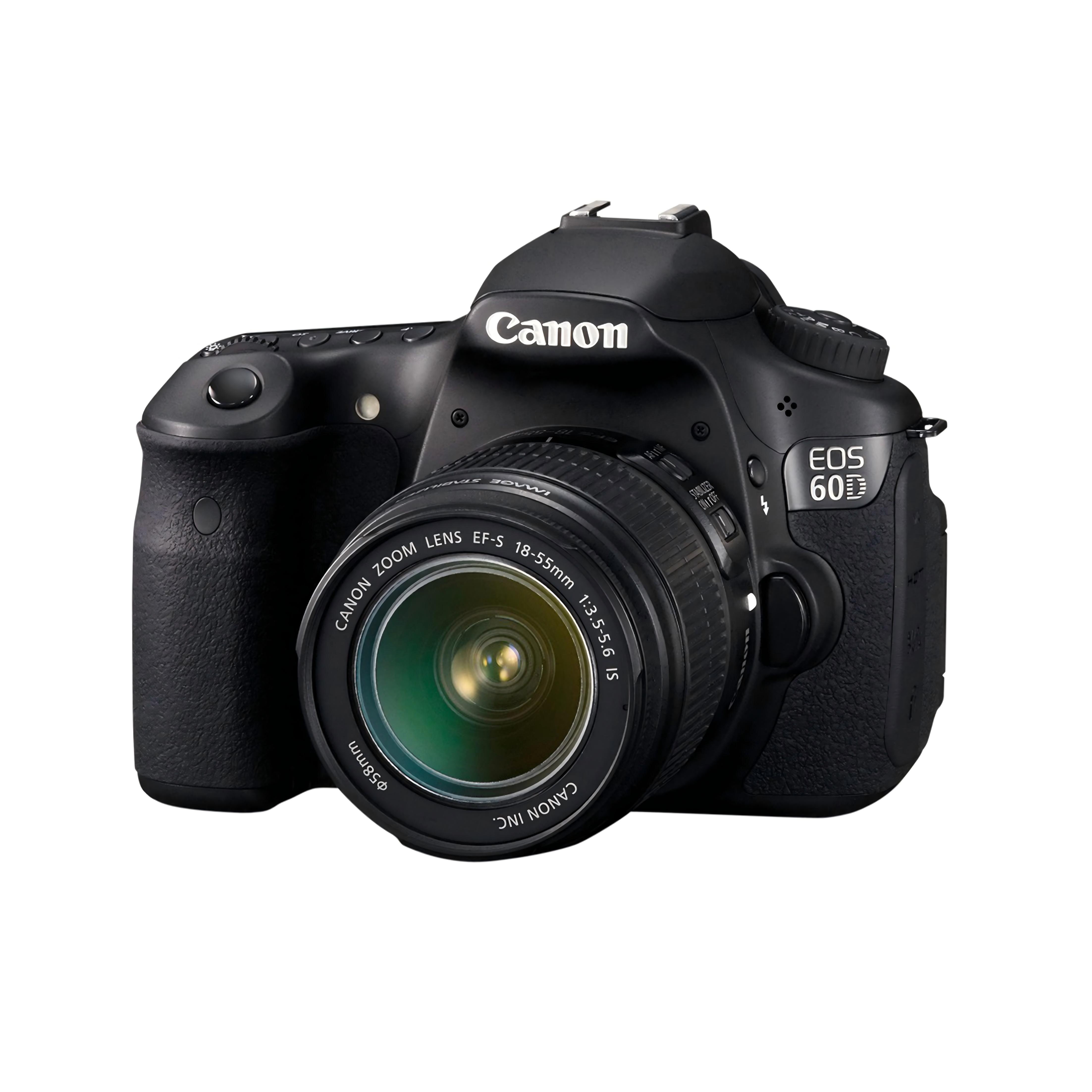 Canon EOS 60D Digitale Spiegelreflexcamera + EF-S 18-55mm f/3.5-5.6 IS Zoomlens zwart