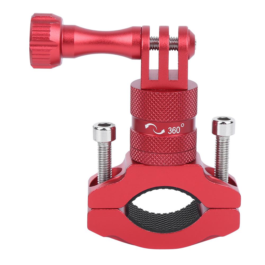 Koogeelife Voor GoPro Action Camera Aluminiumlegering Fietsbevestiging Vaste Steun 360 Graden Fietsklem