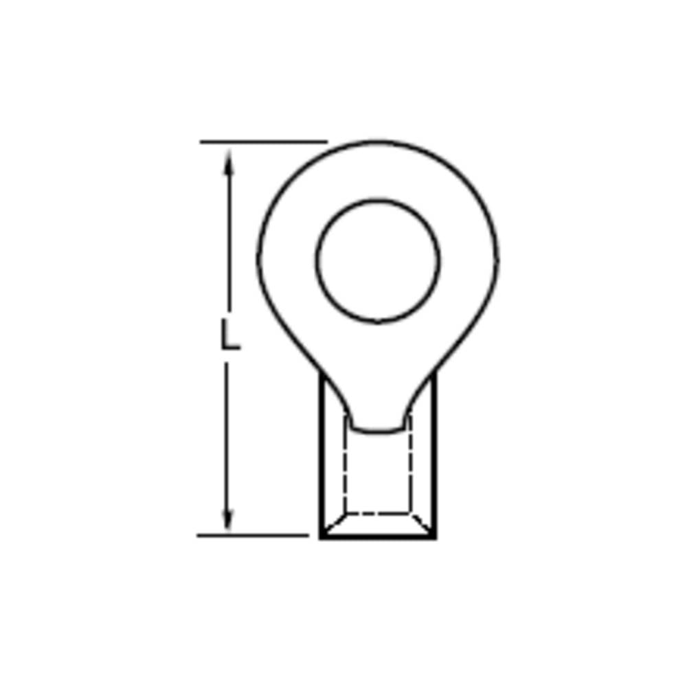 Molex 191930303 Ringkabelschoen 1 stuk(s) Bulk