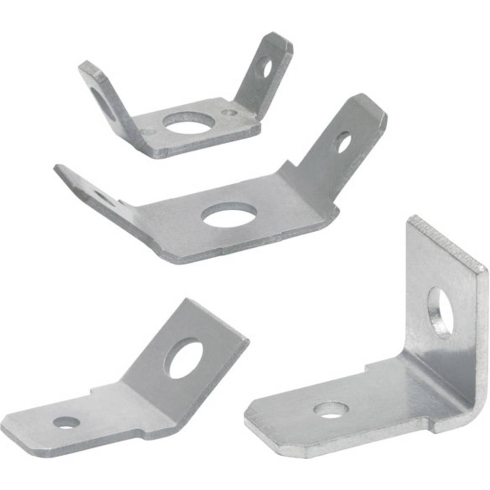 Klauke 2083 Platte stekker (male) Insteekbreedte: 6.30 mm Insteekdikte: 0.80 mm Deels geïsoleerd Messing 1 stuk(s)