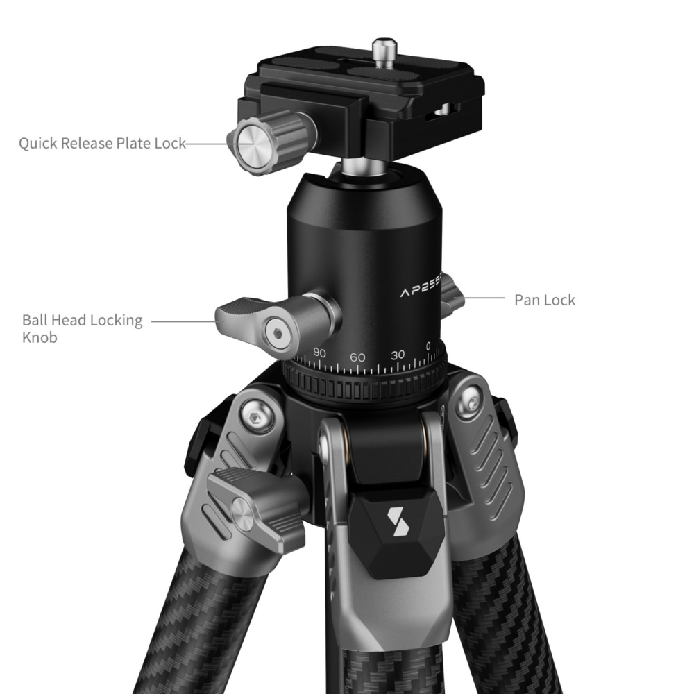 SmallRig 5478 Portable Photo Carbon Fiber Tripod
