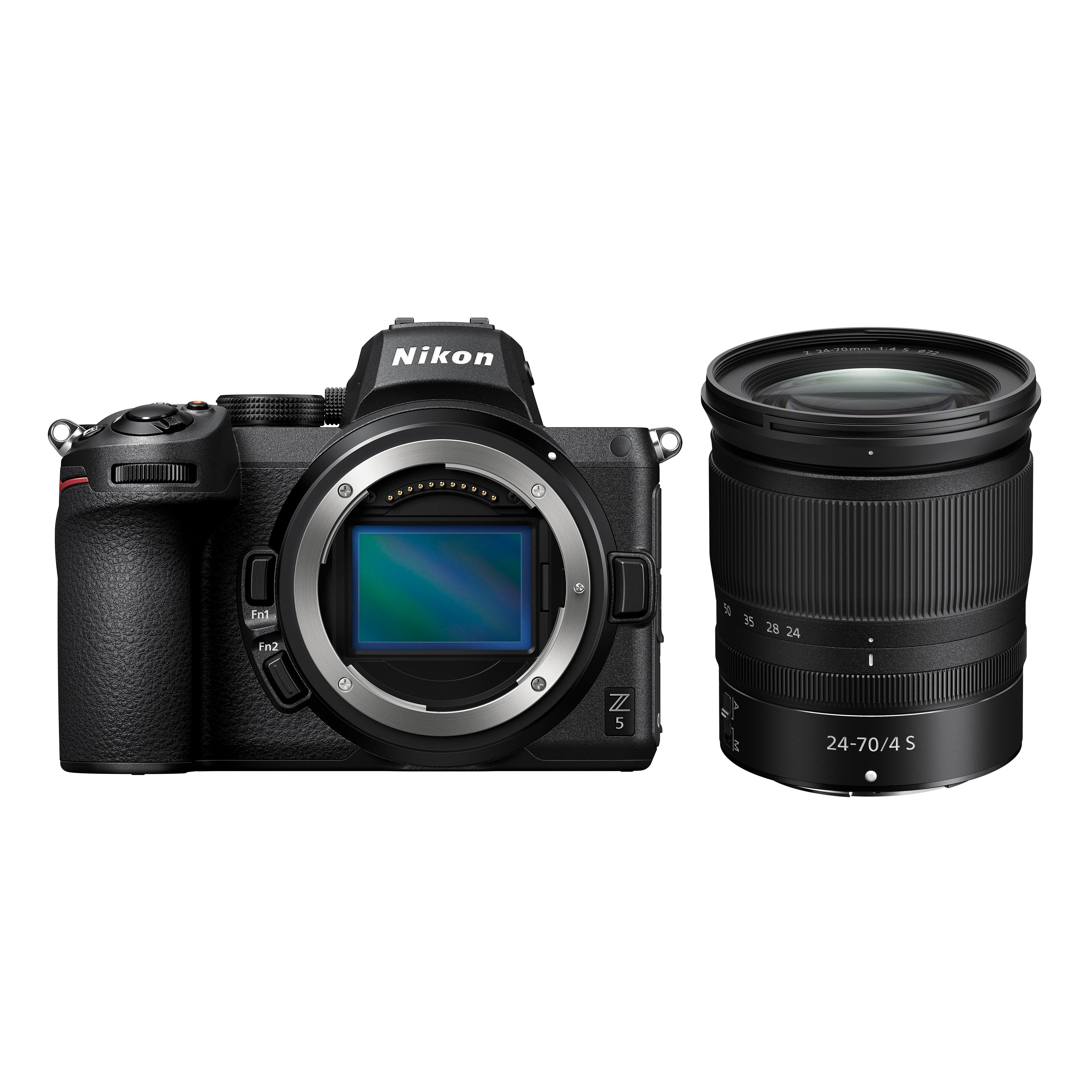 Nikon Z5 Systeemcamera + Z 24-70mm f/4 S Objectief zwart