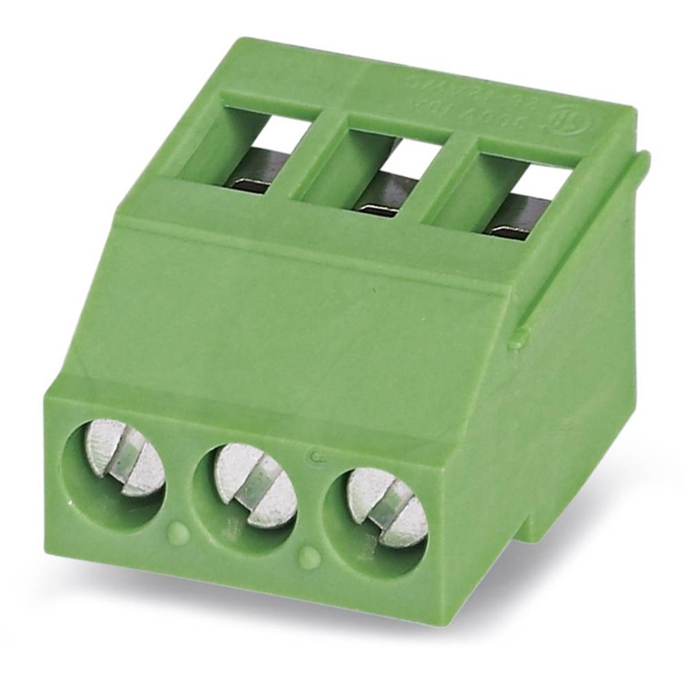 Phoenix Contact 1712737 Klemschroefblok 2.50 mm² Aantal polen 3 Groen 50 stuk(s)