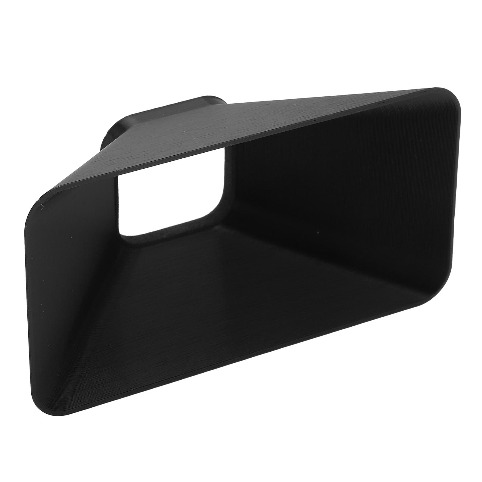 Andoer Lenskap voor Sportcamera Anti-Reflectie Zonnekap voor Gopro9 Hero9 Plastic Materiaal Zwart