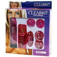 Seven Creations Clear Vibrator Kit Pink