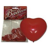 Hartvormige Ballonnen 6st.