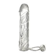 Pipedream Vibrating Super Sleeve - Clear