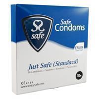 SAFE JUST SAFE CONDOMS (STANDARD)36PC