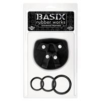 Basix Rubber Works Harness „Universal Harness“, mit 3 Ringen
