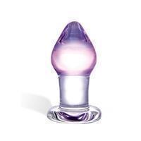 Gläs Amethyst Rain Glass Butt Plug - Purple