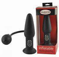 Opblaasbare en Vibrerende Buttplug by Malesation