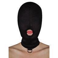 Ouch! Extreme Mesh One Hole with D-Ring: Kopfmaske, schwarz