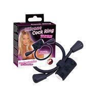 You2Toys Penisschlaufe „Silicone Cock Ring“ mit Vibration, verstellbar