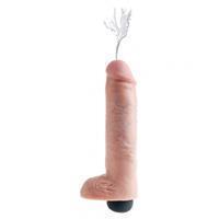 King Cock Dildo „Squirting Cock with Balls 10“, 25 cm
