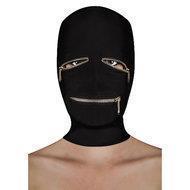 Ouch! Extreme Zipper Mask: Kopfmaske, schwarz