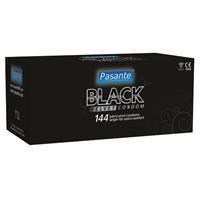 Pasante *Black Velvet* (Vorratspackung) schwarze Kondome mit samtweicher Oberfläche