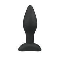 Easytoys Kleine zwarte siliconen buttplug