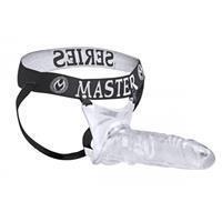Master Series Grand Mamba XL Cock Sheath: Strap-On (hohl), transparent