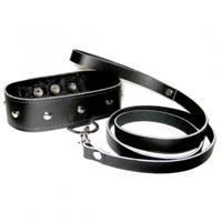 Sportsheets - Leather Collar & Leash Set