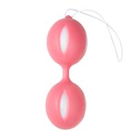 Easytoys Geisha Collection Wiggle Duo Kegel Ball - pink/weiß