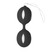 Easytoys Geisha Collection Wiggle Duo Kegel Ball - schwarz/weiß