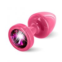 Diogol - Anni Butt Plug Rond Roze and Roze 25 Mm
