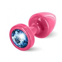 Diogol - Anni Butt Plug Rond Roze and Blauw 25 Mm