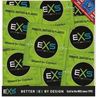 EXS Ribbed, Dotted & Flared Condooms - Ribbels En Nopjes 144 stuks (grootverpakking)
