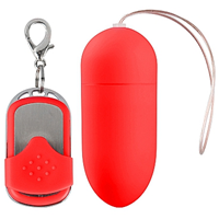 Shots Toys 10 Speed Remote Vibrating Egg Big (Red)