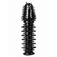 Shots Toys Thrilling Silicone Penis Extension: Penishülle, schwarz