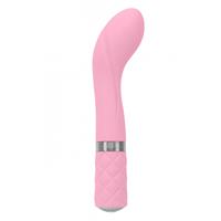 Pillow Talk - Sassy G-spot Vibe with Crystal pink