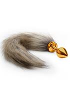 Ouch! Fox Tail Buttplug - Gold