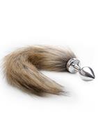 Ouch! Fox Tail Buttplug - Silver