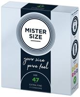 Mister Size MISTER.SIZE 47 mm Condooms 3 stuks