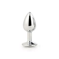 dreamtoys-gleaminglove Aluminium anaalplug met siersteen Small Gleaming Love