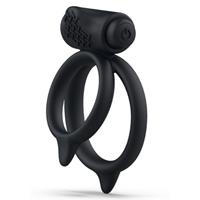 B Swish BCharmed Basic Plus Duale Vibrerende Cock Ring  Zwart
