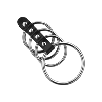 Rimba Penismanschette mit Ringen, 4 - 5,5 cm
