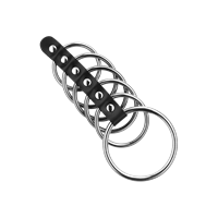 Rimba Penismanschette mit Ringen, 3,5 - 5,5 cm