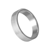 Rimba Massiver Ring mit Rautenmuster, 5,5 cm