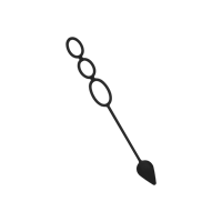 Rimba Penisring mit Analplug, 3-4,6 cm