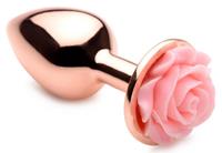 Booty Sparks Pink Rose Buttplug Rose Gold  - Small