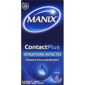 Manix *Contact Plus* extra feuchte, hauchdünne Kondome für Sicherheit und intensives Gefühl