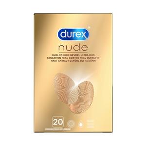 Durex Nude huid-op-huid gevoel condooms Extra Dun (latex)