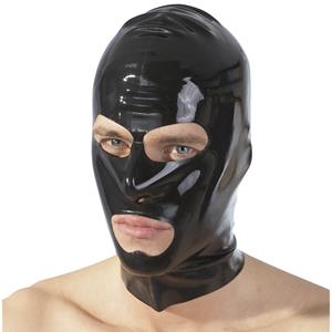 Late X Kopfmaske aus Latex, mit Nasenlöchern